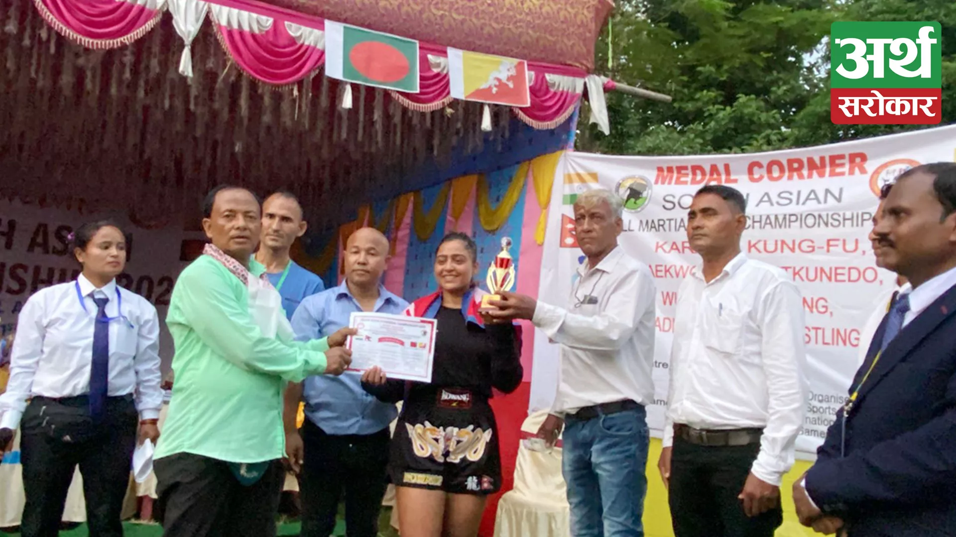 We are very proud of Shrestha for bagging two gold medals at SA Kickboxing Championship” : Bizbazar