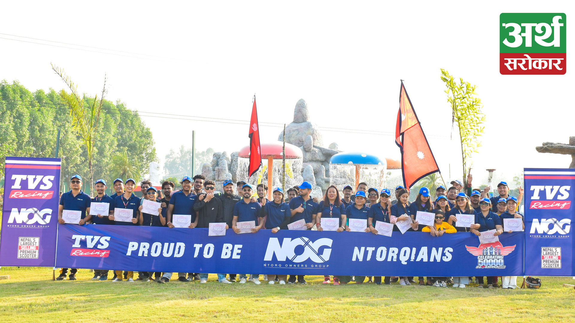 NOG Ride Successfully Completed in Nepalgunj with 50 riders