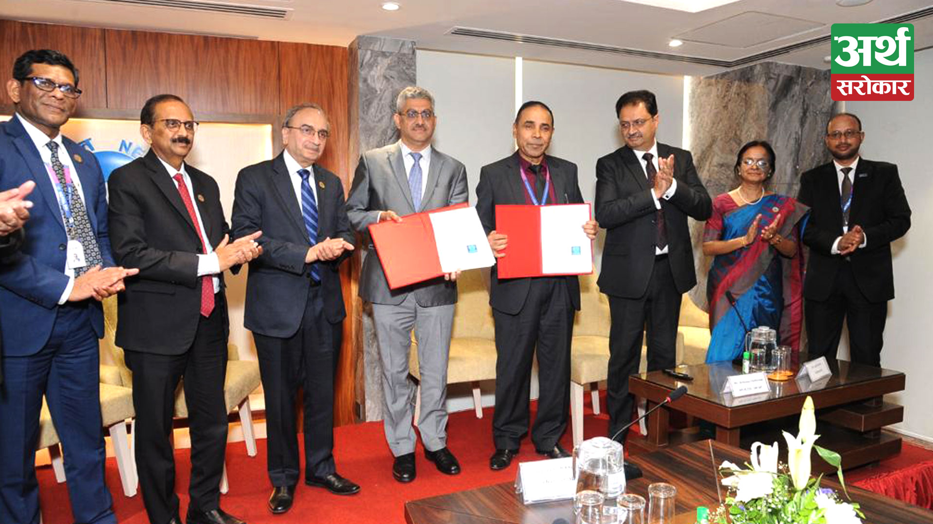 Signing of Memorandum of Understanding Between SBI Capital Markets  and Nepal SBI  Merchanr Banking