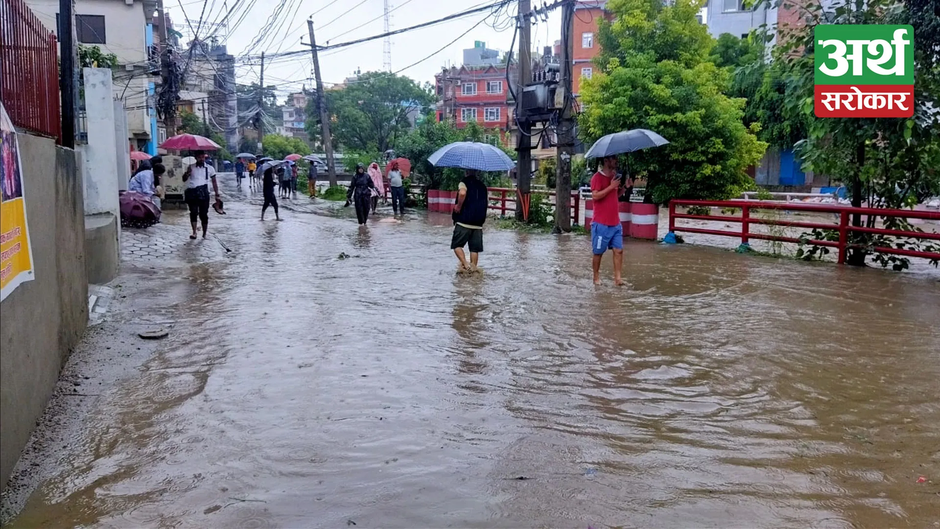 Downpour in Kathmandu Valley: Alert issued for safety