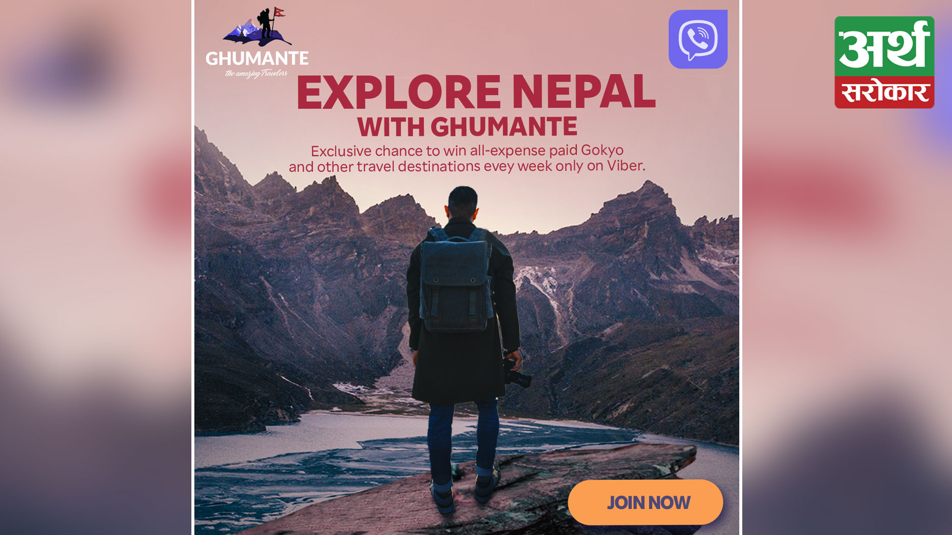 Rakuten Viber and Ghumante Take You on an Epic Journey with Explore Nepal’s Travel Campaign