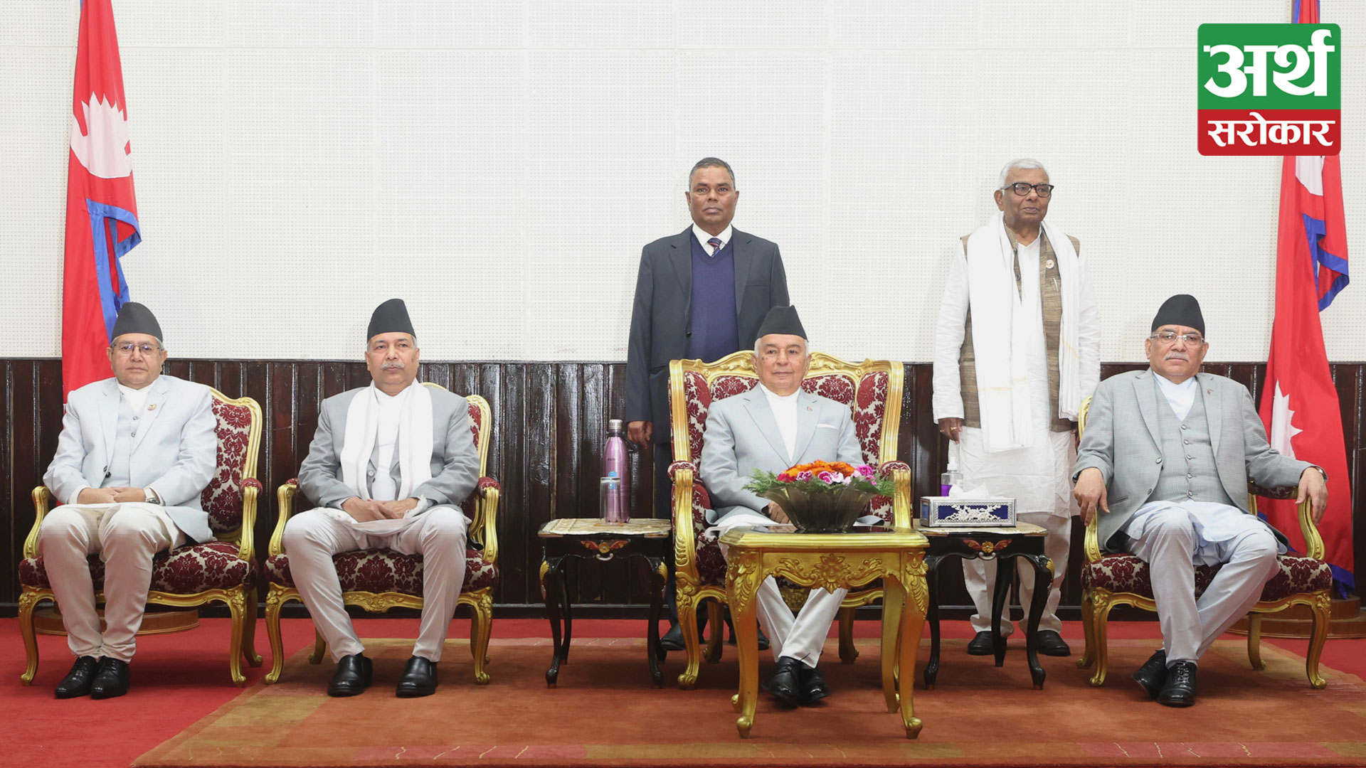 Two ministers, including DPM Yadav, take the oath before the president